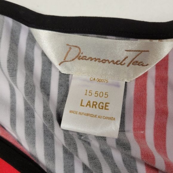 Red and Black Tunic Loose Fit Top or Relaxed Fit Tunic Top - Sizes S / M / L/ XL - Picture 12 of 12